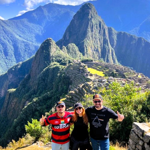 Amigos en Machu Picchu