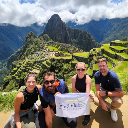 Amigos en Machu Picchu