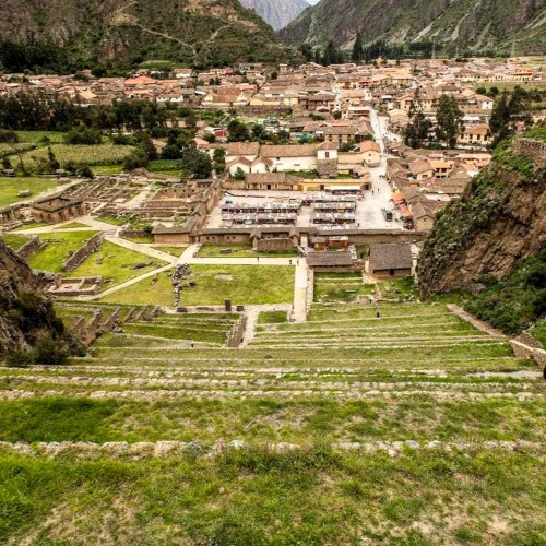 Pueblo de Ollantaytanbo, Valle Sagrado